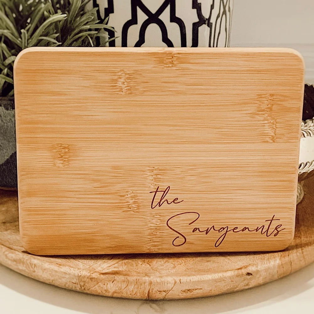 Personalized Cutting Board