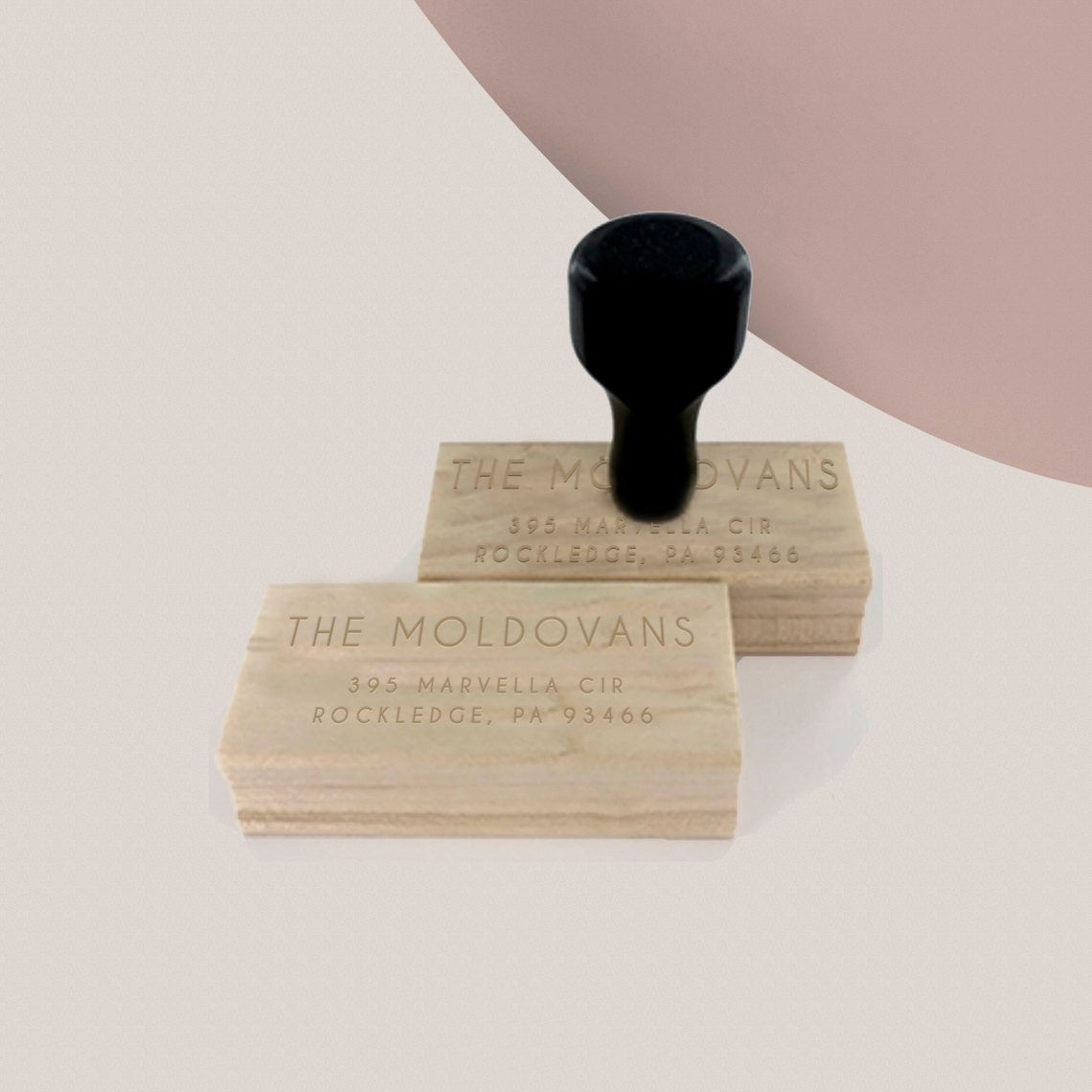 Modern Return Address Stamp