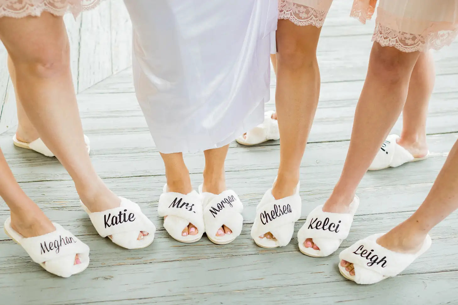 Cheap bridesmaid slippers sales