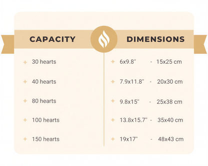 Hochzeitsgästebuch mit Holzherz + 3 KOSTENLOSE Boni