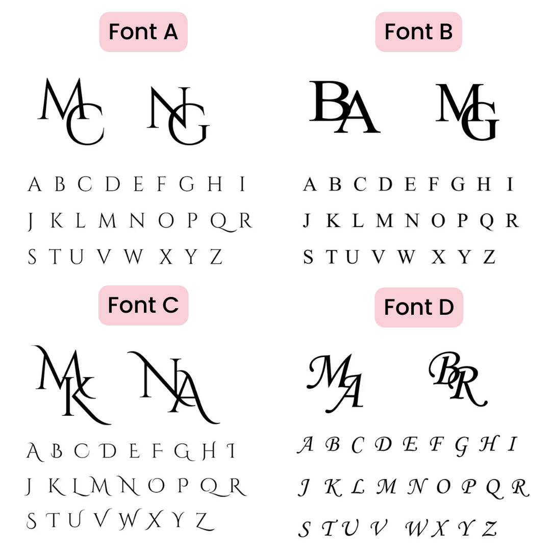 Vatertagsgeschenk: Manschettenknöpfe mit Initialen