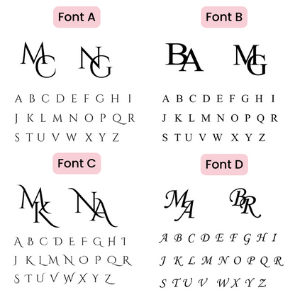 Vatertagsgeschenk: Manschettenknöpfe mit Initialen