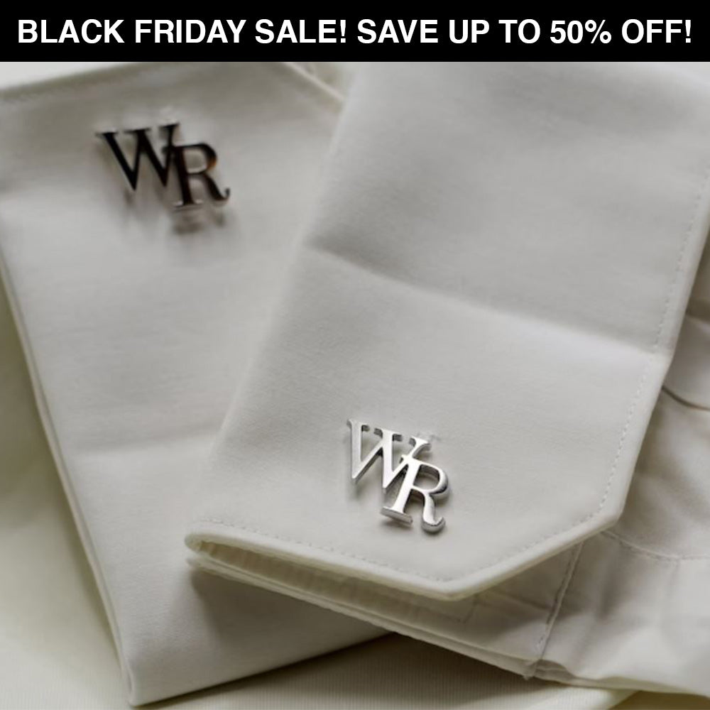 Manschettenknöpfe mit Initialen