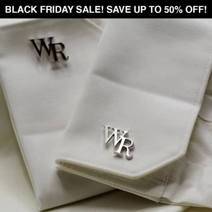 Manschettenknöpfe mit Initialen