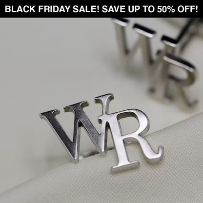 Manschettenknöpfe mit Initialen