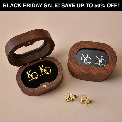 Manschettenknöpfe mit Initialen