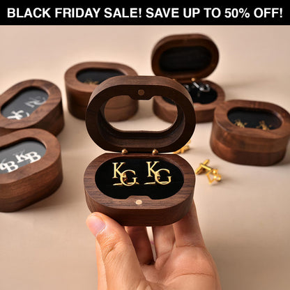 Manschettenknöpfe mit Initialen