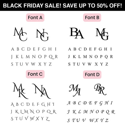 Manschettenknöpfe mit Initialen