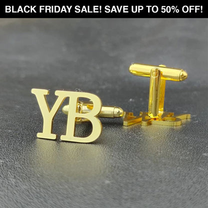 Manschettenknöpfe mit Initialen