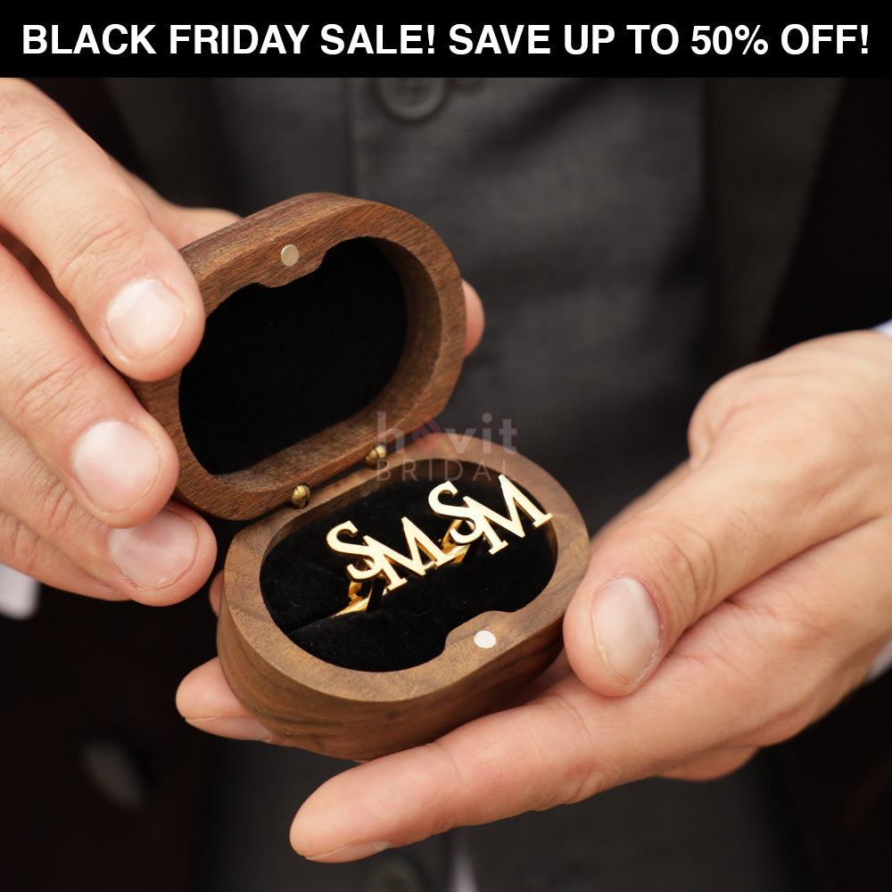 Manschettenknöpfe mit Initialen