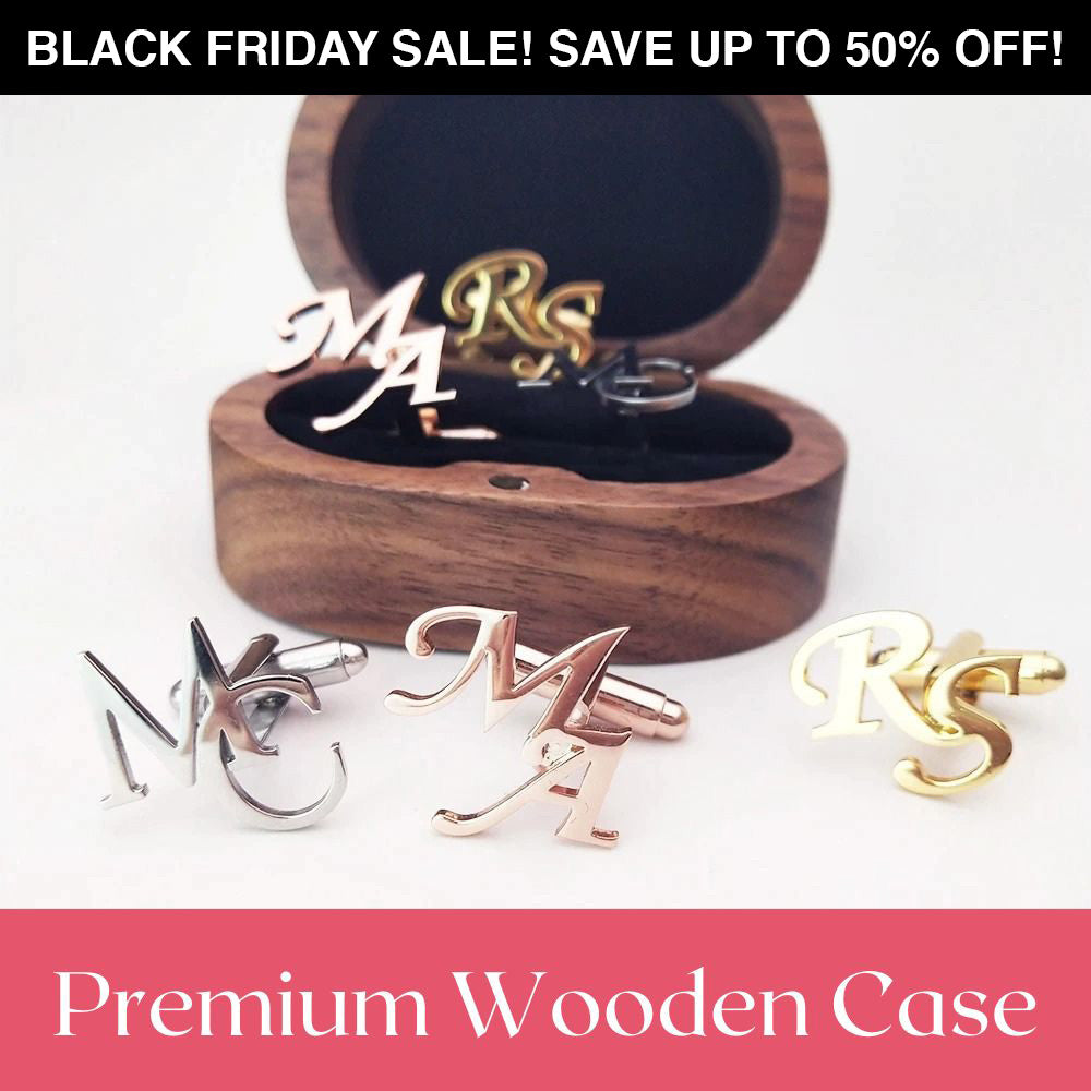 Manschettenknöpfe mit Initialen