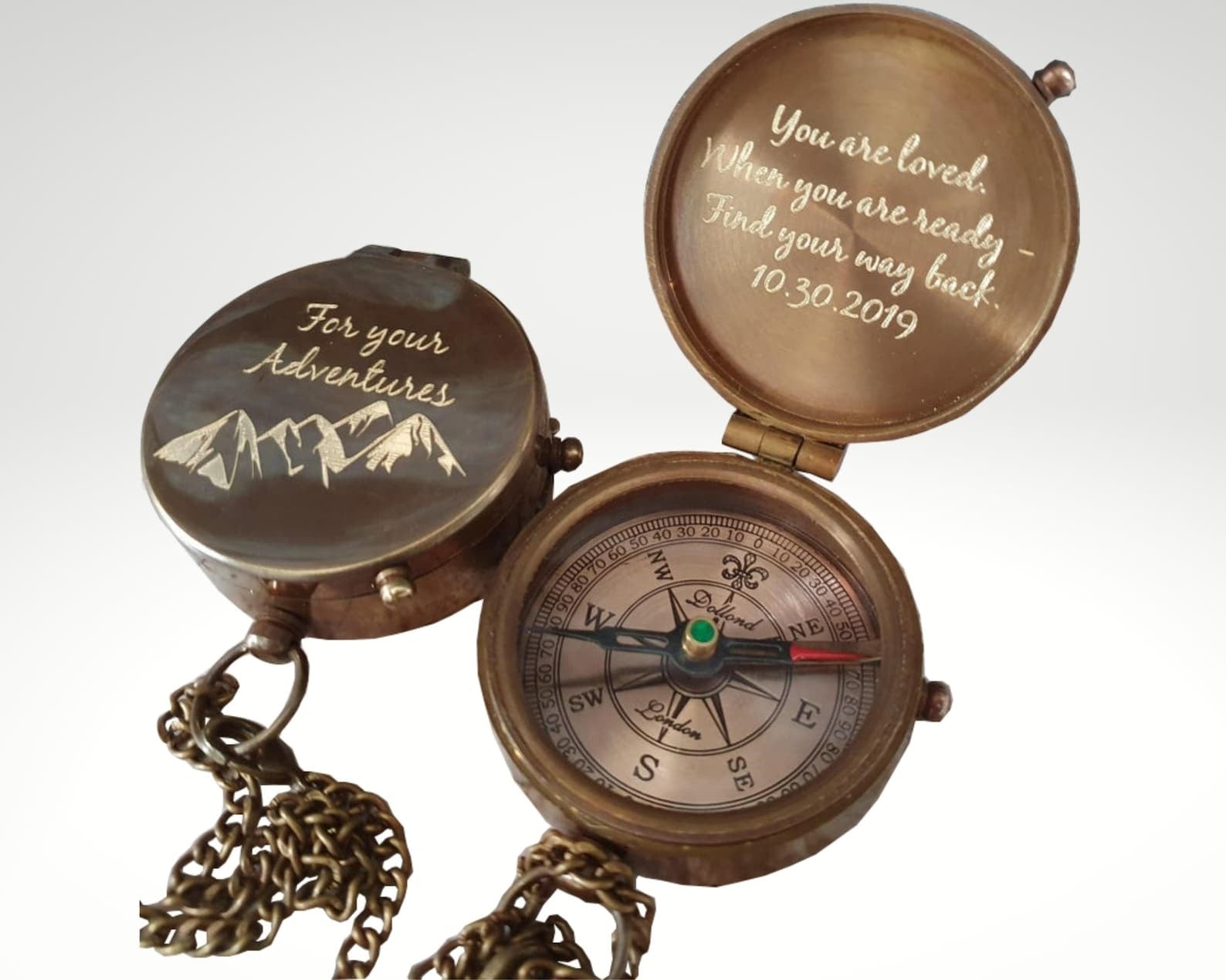 Custom Engraved Compass