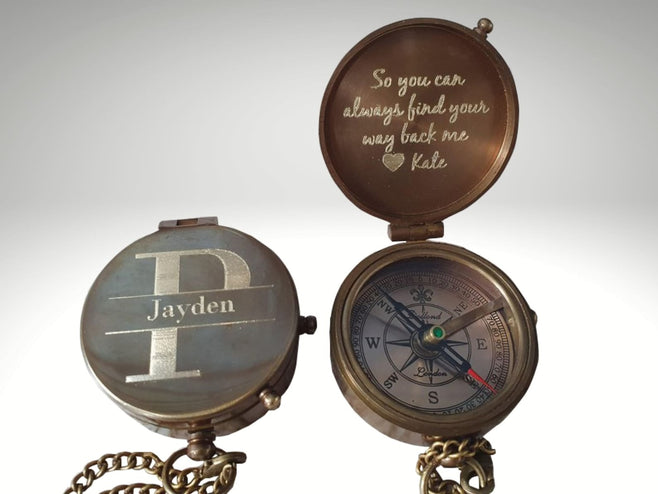 Custom Engraved Compass