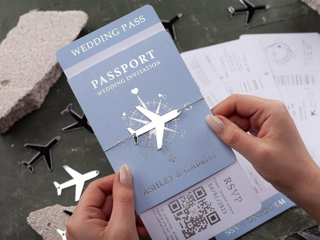 Passport Wedding Invitations