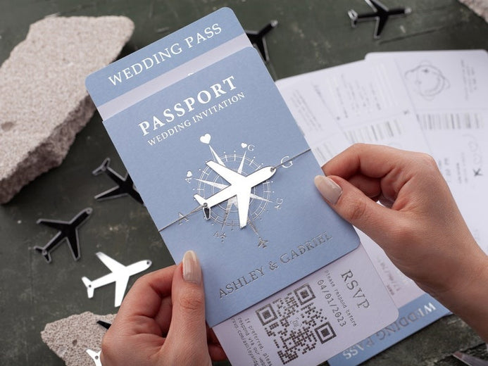 Passport Wedding Invitations