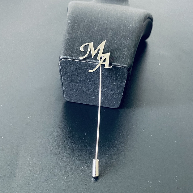 Initials Lapel Pin