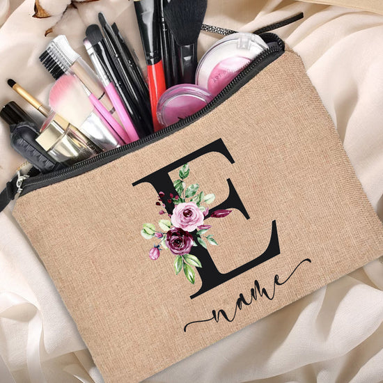 Trousse de maquillage personnalisée | Cadeau pour demoiselle d'honneur