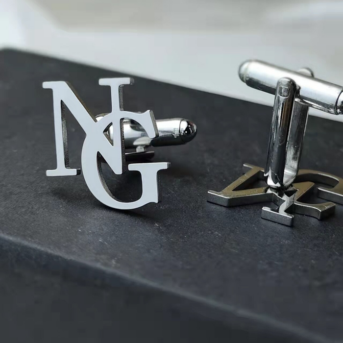 Initials cufflinks Black Friday SPECIAL