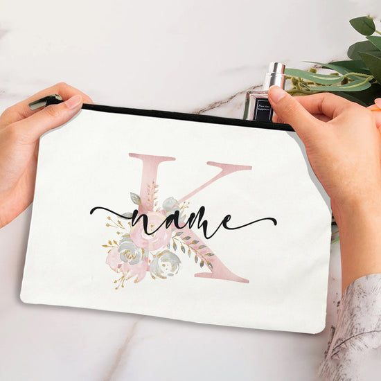 Trousse de maquillage personnalisée | Cadeau pour demoiselle d'honneur