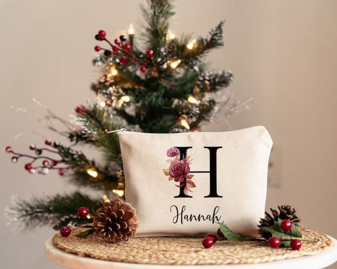 Trousse de maquillage personnalisée | Cadeau pour demoiselle d'honneur