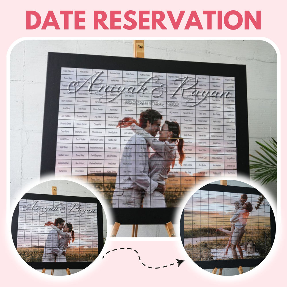 PHOTO SEATING CHART DEPOSIT - Date reservation
