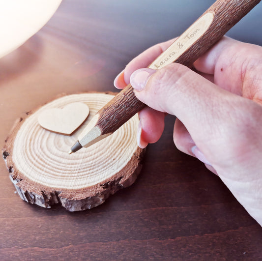 Wooden Pen & Slice